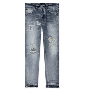 Purple Brand Jeans 30 Slim Fit Low Rise Button Fly P001-FPI Four Pocket Indigo